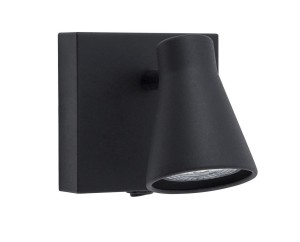 MARACAY LE42462 Czarny metalowy reflektor o stożkowym kloszu Elegancki design