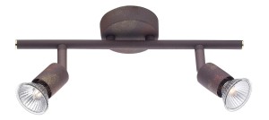 MIRAMAR LE42498 Dwóch ramienny reflektor metalowy rdzawy z ruchomymi głowicami