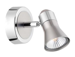 MULCHEN LE42507 Reflektor ścienny Chromowany aluminiowy o stożkowym kształcie z ruchomą głowicą