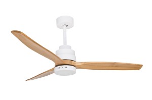 SEGOVIA LE42554 Lampa sufitowa wentylator z drewnianymi łopatkami o nowoczesnym designie