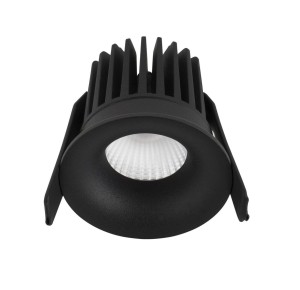 TERCERO LE61324 Lampa natynkowa LED o cylindrycznym kształcie Czarna aluminiowa oprawa