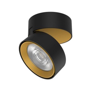 ALBACETE LE61358 Lampa sufitowa obrotowa złota i czarna zintegrowane LED 1450 lm