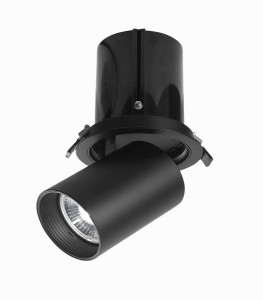 ALCORCON LE61366 Czarny reflektor LED o cylindrycznym kształcie Energooszczędny