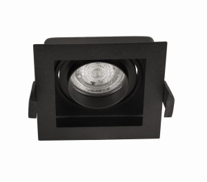 ARROYITO LE61382 Lampa natynkowa kwadratowa czarna aluminiowa  o nowoczesnym designie