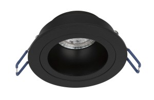 BADALONA LE61393 Lampa natynkowa LED o cylindrycznym kształcie Czarna aluminiowa lampa wewnętrzna