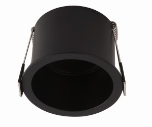 BOSCONIA LE61409 Oczko sufitowe LED cylindryczne czarne matowe aluminiowe
