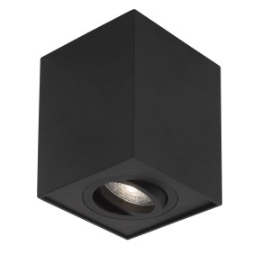 CHIVACOA LE61454 Kwadratowy reflektor LED aluminiowy czarny mat