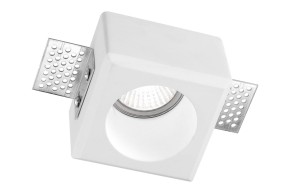 GALLEGOS LE61528 Oczko sufitowe kwadratowe gipsowe LED białe