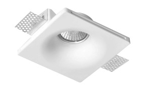 FERNANDO LE61537 Oczko sufitowe kwadratowe gipsowe LED  o nowoczesnym designie