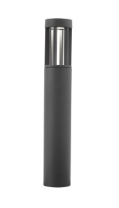 MENTRIDA LE71325 Ogrodowa lampa stojąca cylindryczna z aluminiową obudową i szklanym dyfuzorem