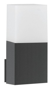 PAMPLONA LE71347 Kinkiet zewnętrzny prostokątny szary odporny na warunki atmosferyczne