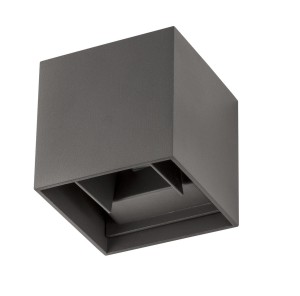 QUIJORNA LE71359 Kinkiet zewnętrzny aluminiowy o sześciennej formie  z diodami LED