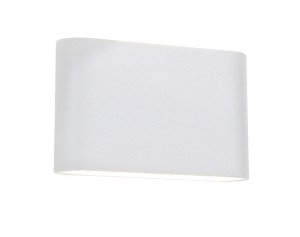 MADRYN LE71371 Kinkiet zewnętrzny prostokątny aluminiowy biały zintegrowany LED o wysokiej odporności na warunki atmosferyczne