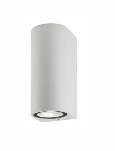 RANCAGUA LE71382 Kinkiet zewnętrzny cylindryczny aluminiowo-szklany o podwyższonej odporności na warunki atmosferyczne