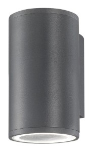 RIOHACHA LE71385 Kinkiet zewnętrzny cylindryczny aluminiowo-szklany odporny na warunki atmosferyczne