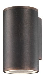 RIOHACHA LE71386 Kinkiet zewnętrzny cylindryczny brązowy odporny na warunki atmosferyczne