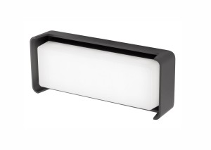 RIONEGRO LE71389 Kinkiet zewnętrzny prostokątny aluminiowy o podwyższonej odporności na wilgoć