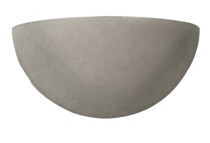 ESTRELLA LE71413 Kinkiet zewnętrzny betonowy półokrągły szary odporny na warunki atmosferyczne