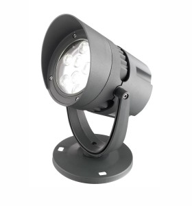 TUCUPITA LE71459 Ogrodowa lampa stojąca o cylindrycznym kształcie z aluminiową obudową i szklanym kloszem  mocne światło