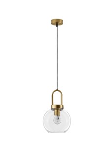 BANES LE42653 Nowoczesna lampa wisząca złota kula szkło