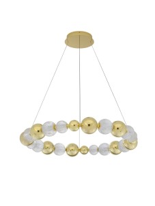 PONCE LE42703 Lampa wisząca LED złota kula nowoczesny design