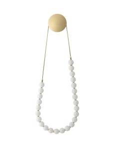 MOCA LE42725 Nowoczesna lampa ścienna z białymi kulami i złotym wykończeniem Elegancka lampa o oryginalnym kształcie