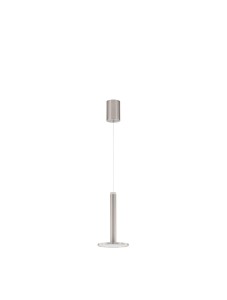 ESQUEL LE42736 Lampa wisząca LED o cylindrycznym kształcie srebrna nowoczesna