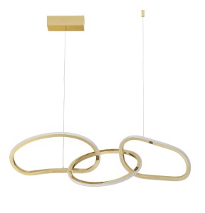 CELAYA LE42759 Lampa wisząca LED złota o organicznym kształcie zintegrowane źródło światła 40W  regulowana jasność