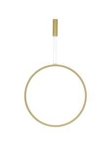 AUTLAN LE42776 Lampa wisząca LED o okrągłym kształcie złota lampa z aluminiowym wykończeniem