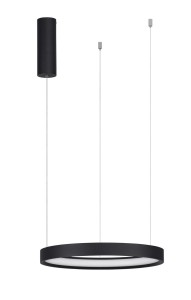 ZACAPU LE42793 Lampa wisząca LED o okrągłym kształcie z aluminiowo silikonowym wykończeniem