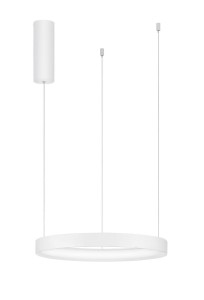 ZACAPU LE42795 Lampa wisząca LED o owalnym kształcie z regulacją wysokości  Elegancka lampa aluminiowa