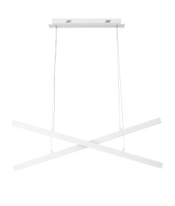 Puebla LE42800 Lampa wisząca LED o krzyżującym się designie aluminiowo-akrylowa z regulacją jasności