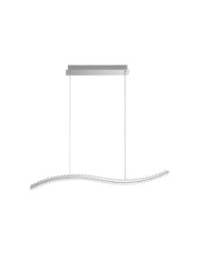 BAUTA LE42921 Lampa wisząca LED o falistym kształcie  z kryształowymi elementami  Ściemnialna