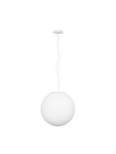 Lloret LE42934 Nowoczesna lampa wisząca o kulistym kształcie z mlecznego szkła