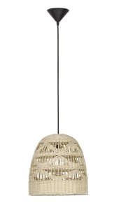 REYNOSA LE42948 Nowoczesna lampa wisząca z rattanu o kulistym kształcie Elegancka oprawa