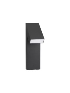 MONCLOVA LE71473 Lampa ogrodowa stojąca Prosta konstrukcja aluminiowa Czarna