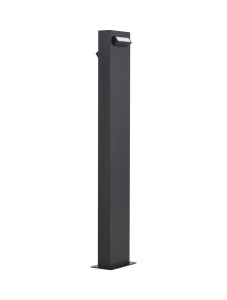 MONCLOVA LE71480 Ogrodowa lampa stojąca prosta konstrukcja aluminiowa czarna