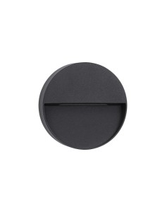 POZARICA LE71539 Kinkiet zewnętrzny okrągły antracytowy LED o minimalistycznym designie