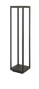 NAUCALPAN LE71542 Lampa ogrodowa stojąca Antracytowa prosta konstrukcja aluminiowa