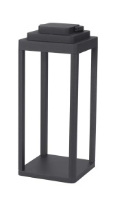 ARRECIFES LE71547 Lampa ogrodowa stojąca prosta aluminiowa antracytowa
