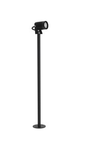 CUMANAYAGUA LE71561 Ogrodowa lampa stojąca cylindryczna z aluminiową podstawą  wodoodporna