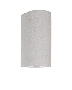 Buenavista LE71608 Kinkiet zewnętrzny Walcowy z efektem betonu Odporny na warunki atmosferyczne