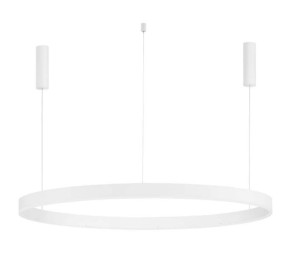 DONDE LE43263 Lampa wisząca LED owalna z pilotem aluminiowo-akrylowa
