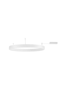 JACA LE43266 Lampa wisząca LED o okrągłym kształcie z aluminiowo-akrylowym wykończeniem Ściemnialna