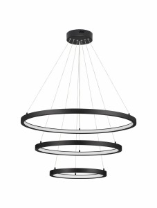 IRUN LE43301 Trójkołowa lampa wisząca LED o nowoczesnym designie