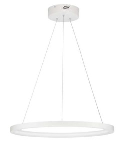 IRUN LE43305 Lampa wisząca LED o okrągłym kształcie  z aluminiowo-akrylowym wykończeniem