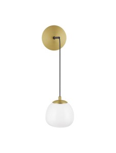 ADOBE LE43366 Nowoczesna Lampa Wisząca Złota Kula