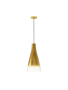 BALSA LE43415 Nowoczesna lampa wisząca o stożkowym kształcie złota lampa z efektem ombre