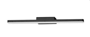 ACANOA LE43457 Lampa łazienkowa liniowa czarna z aluminiowym profilem