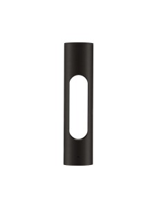 ACATLA LE73504 Ogrodowa lampa stojąca cylindryczna czarna z efektem świetlnym